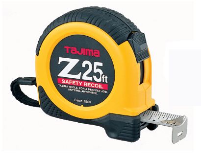 Tajima Tool Corp Z-25 dual-lock 25 ft tape measure