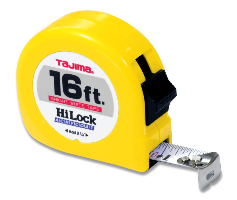 Tajima Tool Corp&nbsp; Hi-Lock 16, standard scale 16 ft x 3/4 inch steel blade