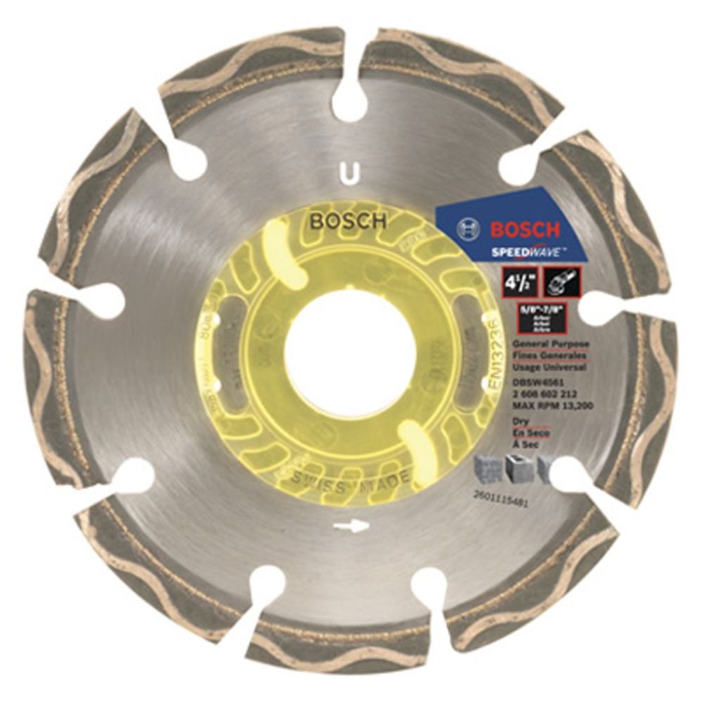 Bosch Tools&nbsp; 4-1/2'' (115Mm) Speedwave Gp Premium Plus Segmented