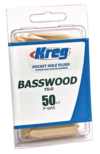 Kreg&nbsp; BASSWOOD WOODEN PLUGS 50CT
