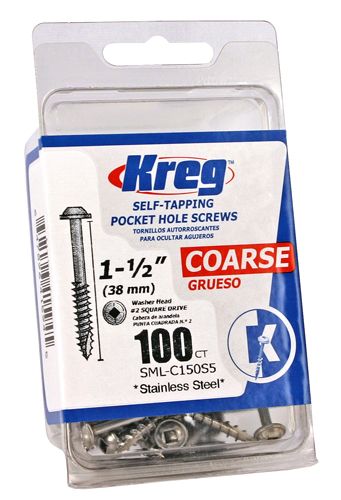 Kreg SCREWS 1.5"#8 SS305 CRSE-100 price decreased by 72%