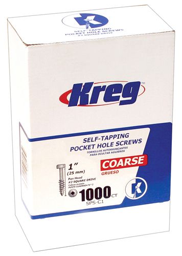 Kreg SCREWS 1" #7 COARSE-500 price decreased by 72%