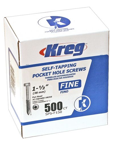 Kreg SCREWS 1.5" #6 FINE-500 price decreased by 72%