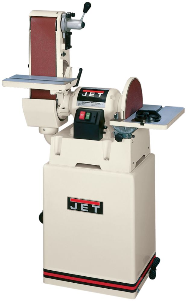 Jet 1-1/2 hp 6" x 48"Belt/12"Disc Sander with Closed Stand (708598K)