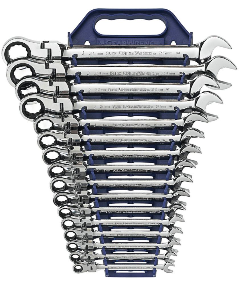 GearWrench 16 Pc Flex Combination Ratcheting Wrench Set Metric at Sears.com