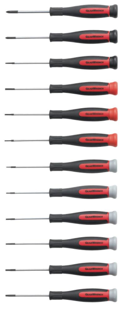 GearWrench&nbsp; 12 Pc Combination Mini Screwdriver Set