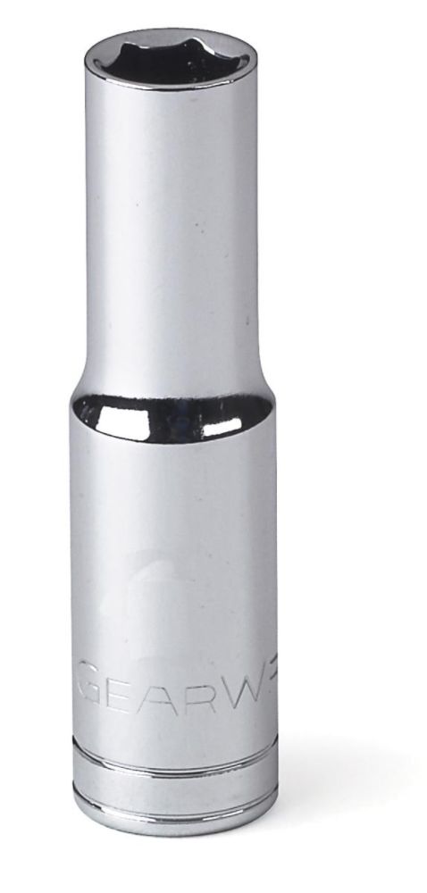 GearWrench&nbsp; 1/4'' Drive 6 pt. Deep SAE Socket 7/16''