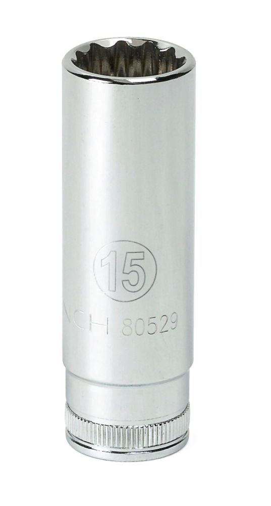 GearWrench&nbsp; 1/2''Drive 12 Pt. Deep Metric Socket 19MM