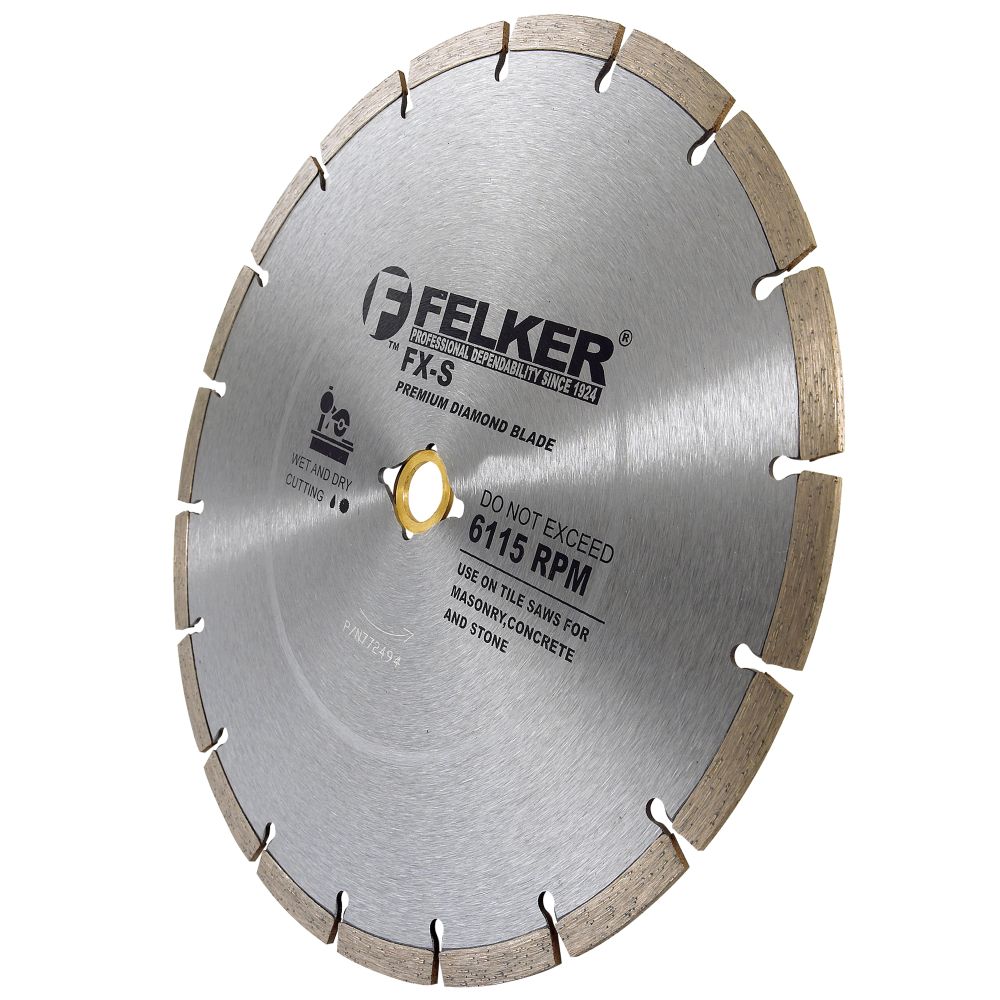 Felker 10-in. Segmented Tile Saw Blade