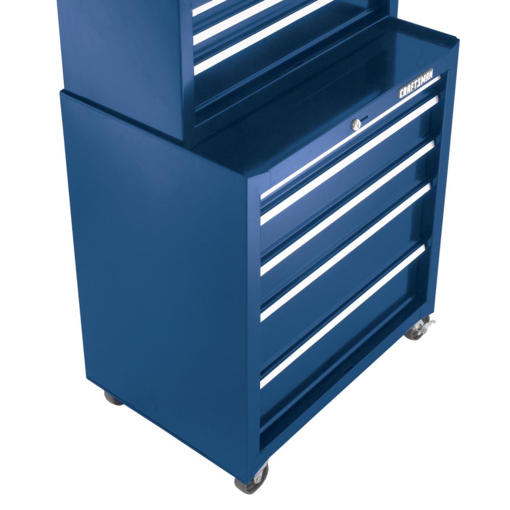 Craftsman 5-Drawer Roll Away Cabinet, 26-1/2 in. Wide - Midnight Blue