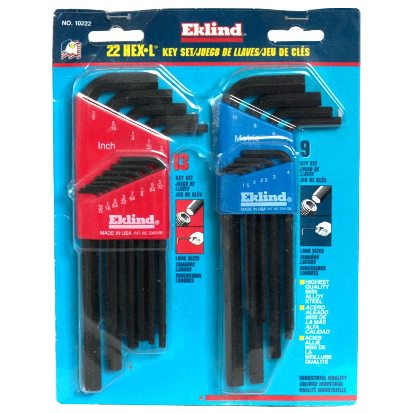 Eklind® Eklind Key Set, 22 HEX-L, Key set at Kmart.com