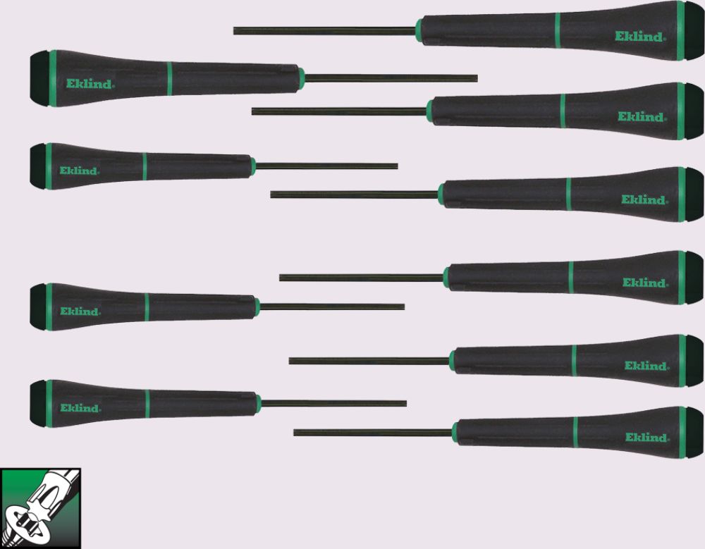 Eklind PSD™ Precision Screwdriver Set, Torx® Series, 10