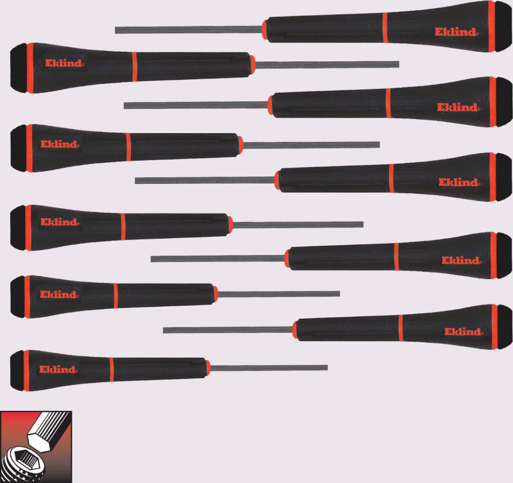 Eklind® PSD™ Precision Screwdriver Set, Hex Series, 10 Tools: .028 to 5/32 Inch at Kmart.com