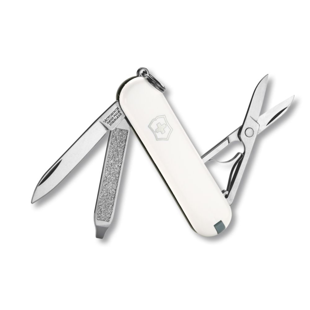 Victorinox Classic, White Swiss Army Pocket Knife