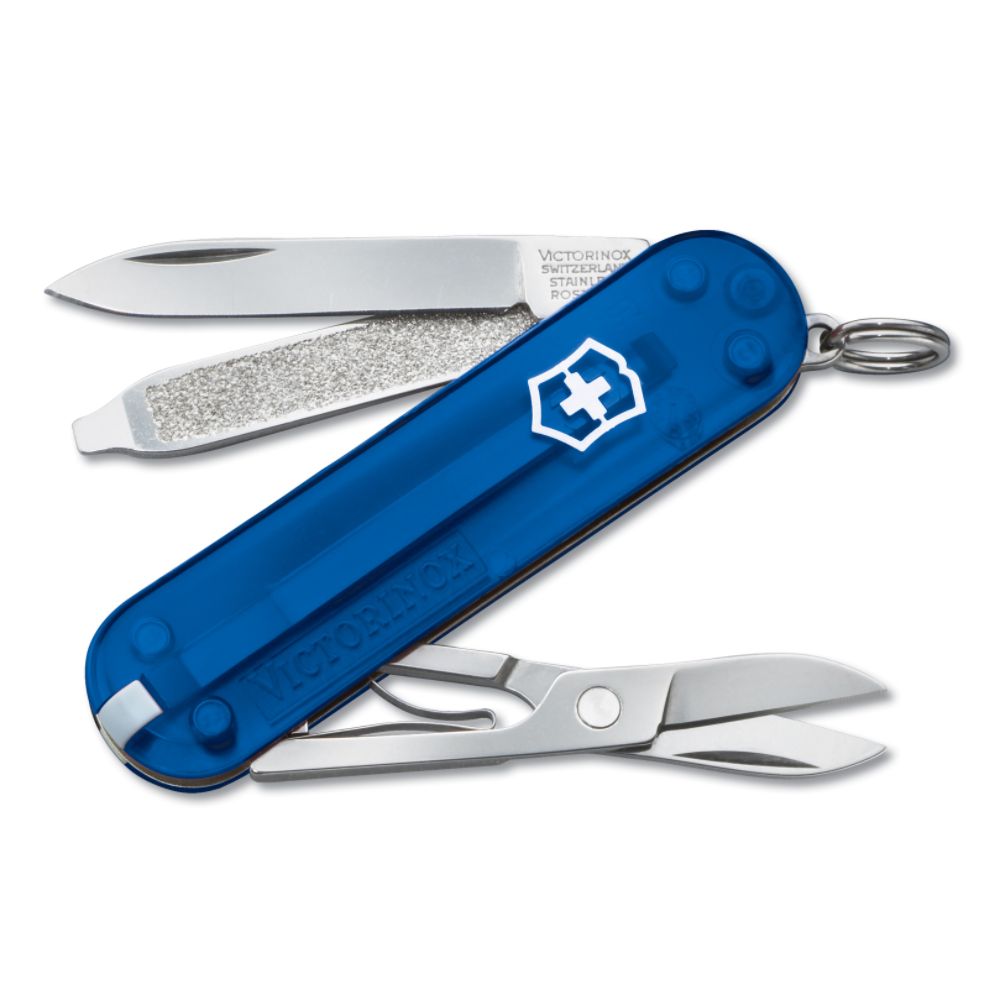Swiss Army Victorinox Classic, Sapphire Translucent Swiss Army Pocket Knife at Kmart.com