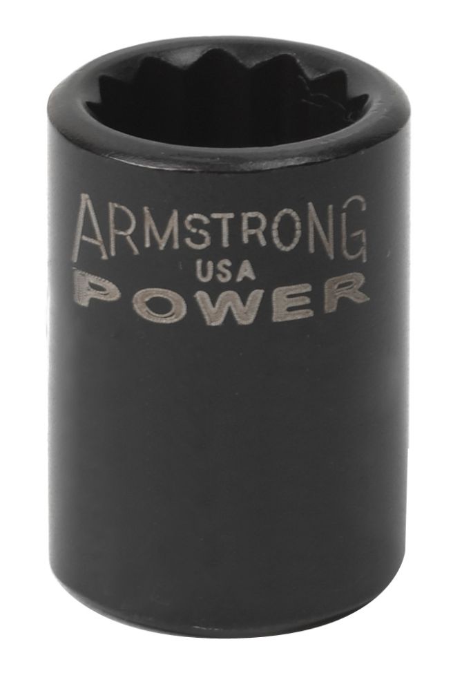 Armstrong 3/8 in. Drive 1/2 in. 12 point Black Oxide Standard Length Socket at Kmart.com