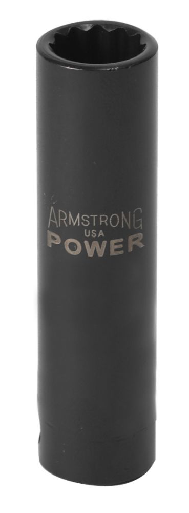 Armstrong 3/8 in. Drive 7/16-in. 12 point Black Oxide Deep Socket at Kmart.com