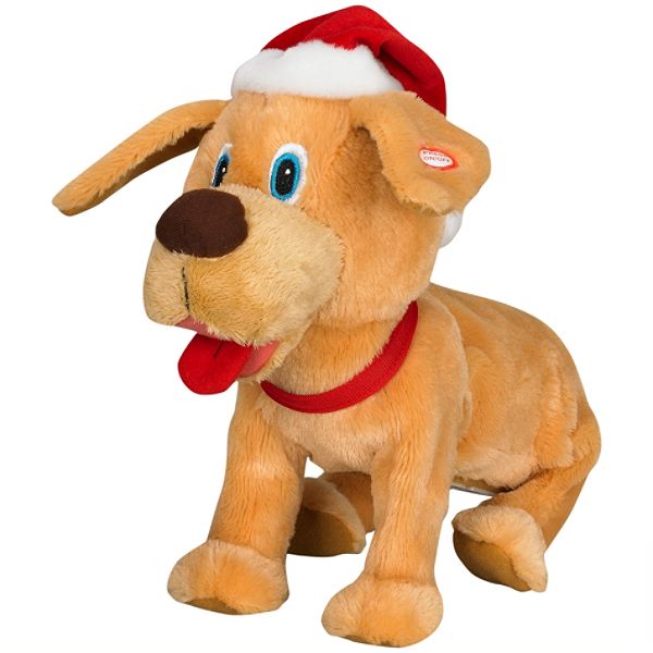 Trim a Home Yellow Lab Pouncing Puppy Plush 
