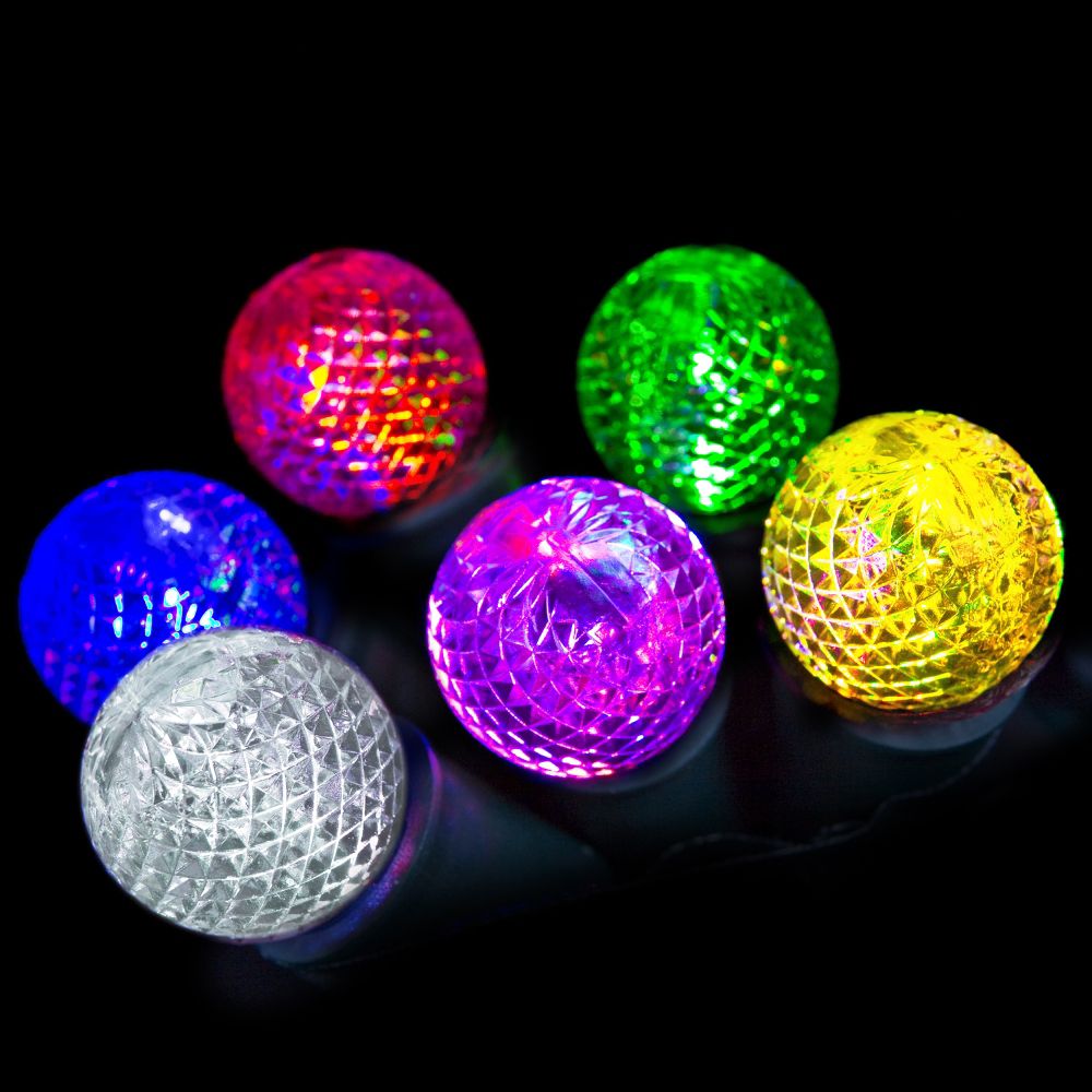 Gemmy Light Show Color Changing 12 Led G12 Light Set