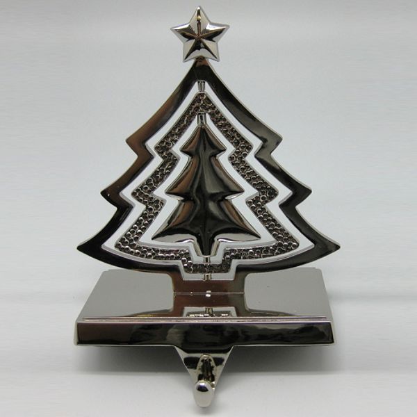 2pk Metal Stocking Holder - Christmas Tree