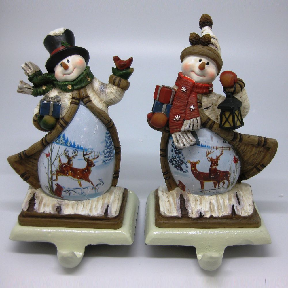 Trim a Home 2pk Stocking Holder - Snowman at Kmart.com