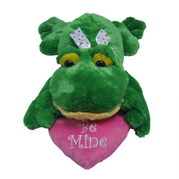 20" Plush Lounging Frog With Heart PT57198KM