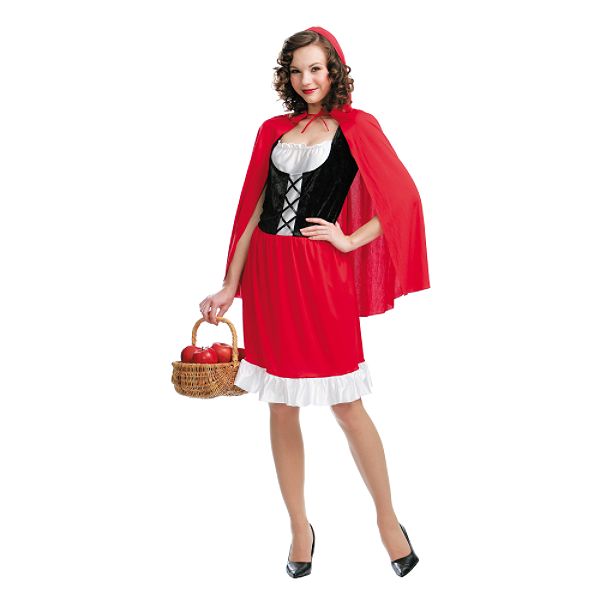Totally Ghoul Women's Red Riding Hood Costume - Red