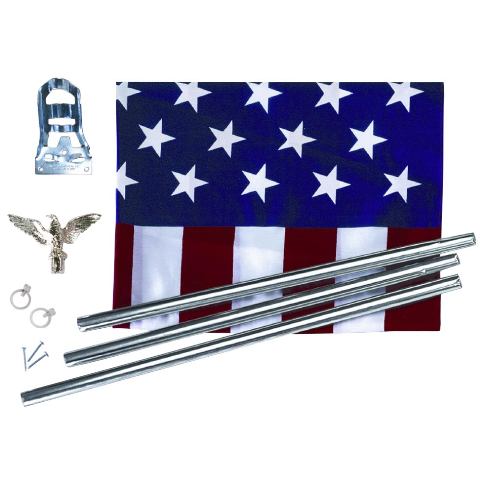Valley Forge Flag 3ft x 5ft Printed U.S. Flag Set