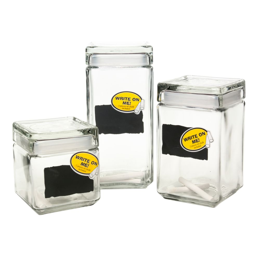 Essential Home Chalkboard Jars with Chalk
