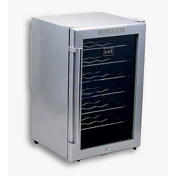 Whynter SNO Thermoelectric 28-Bottle Wine Cooler - Platinum - WC-28S