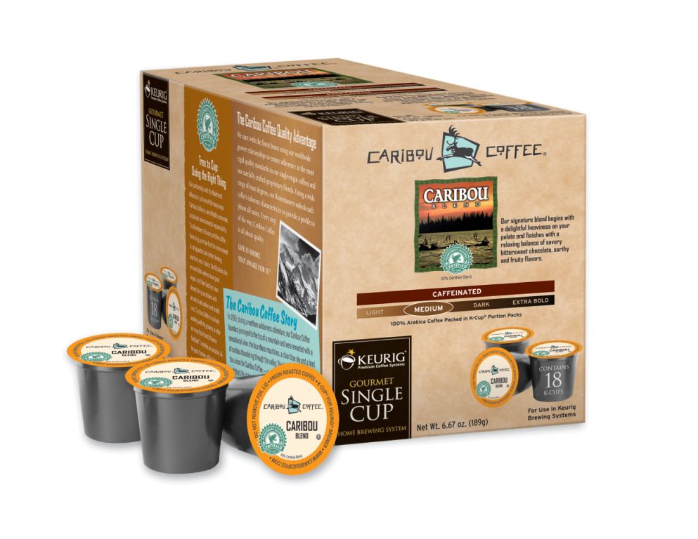 Keurig 10307 Caribou Blend K-Cups Casepack 108ct.