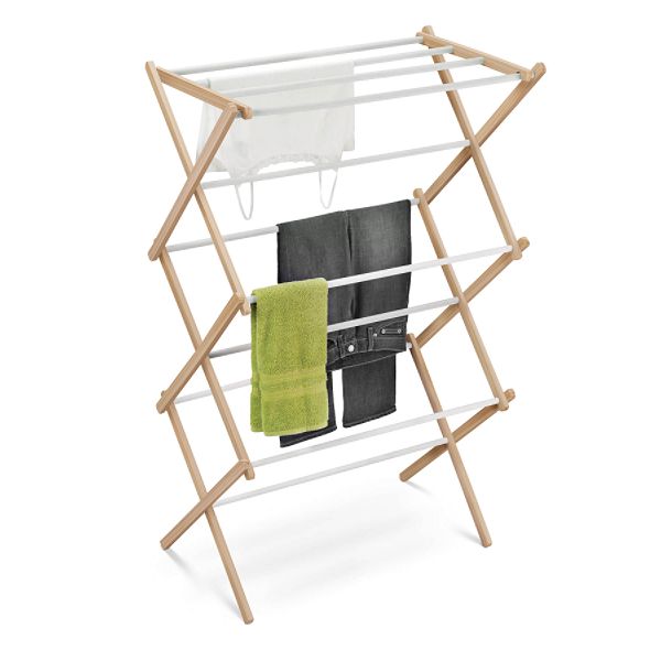 Honey Can Do Wood Accordion Drying Rack - DRY-01111