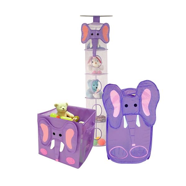Innovative Home Creations Kid's Bedroom Organization Set - Elephant