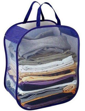Innovative Home Creations Pop-Up Laundry Basket - Royal Blue