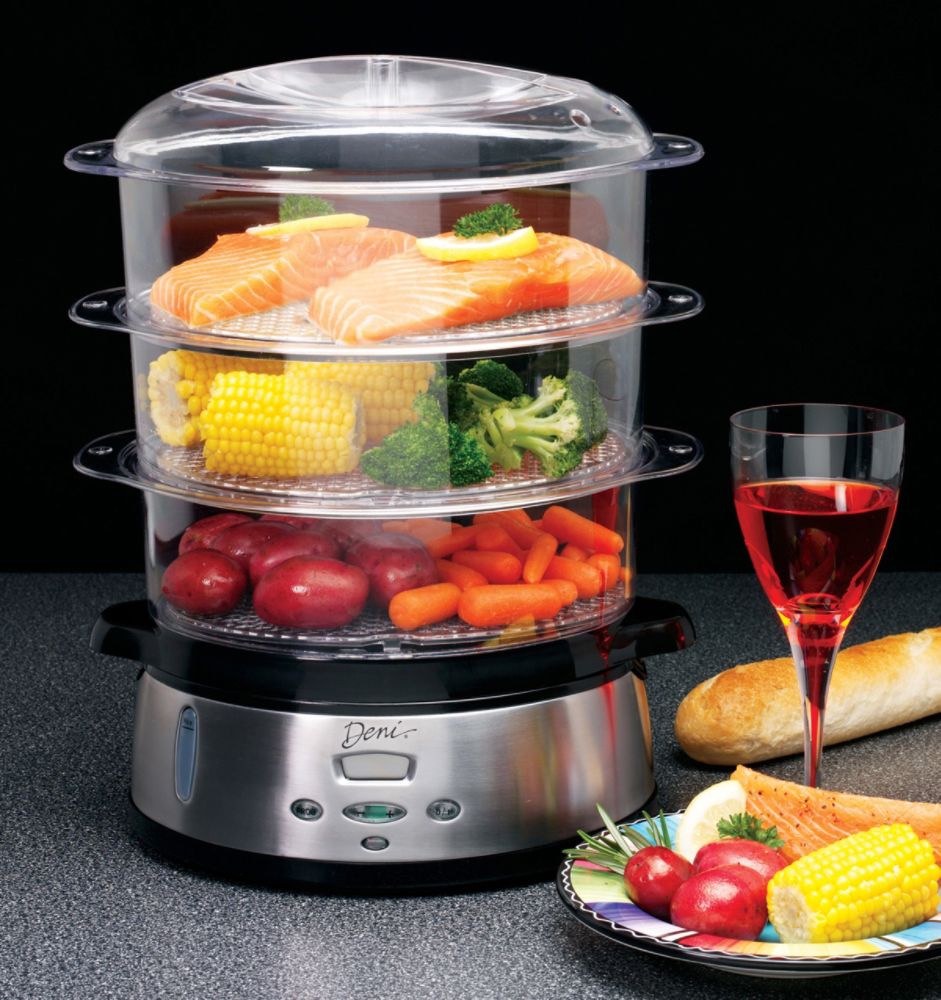 Deni Keystone 3 Tier Food Steamer SS at Sears.com