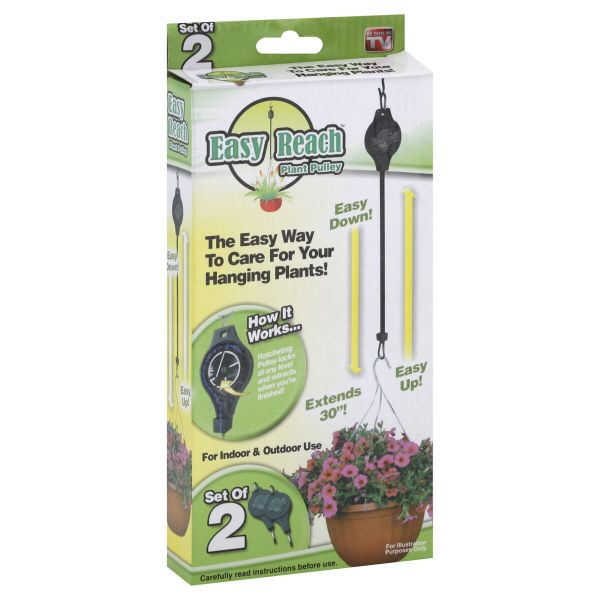 As Seen On TV Allstar Products Easy Reach Plant Pulley, 2 pulleys
