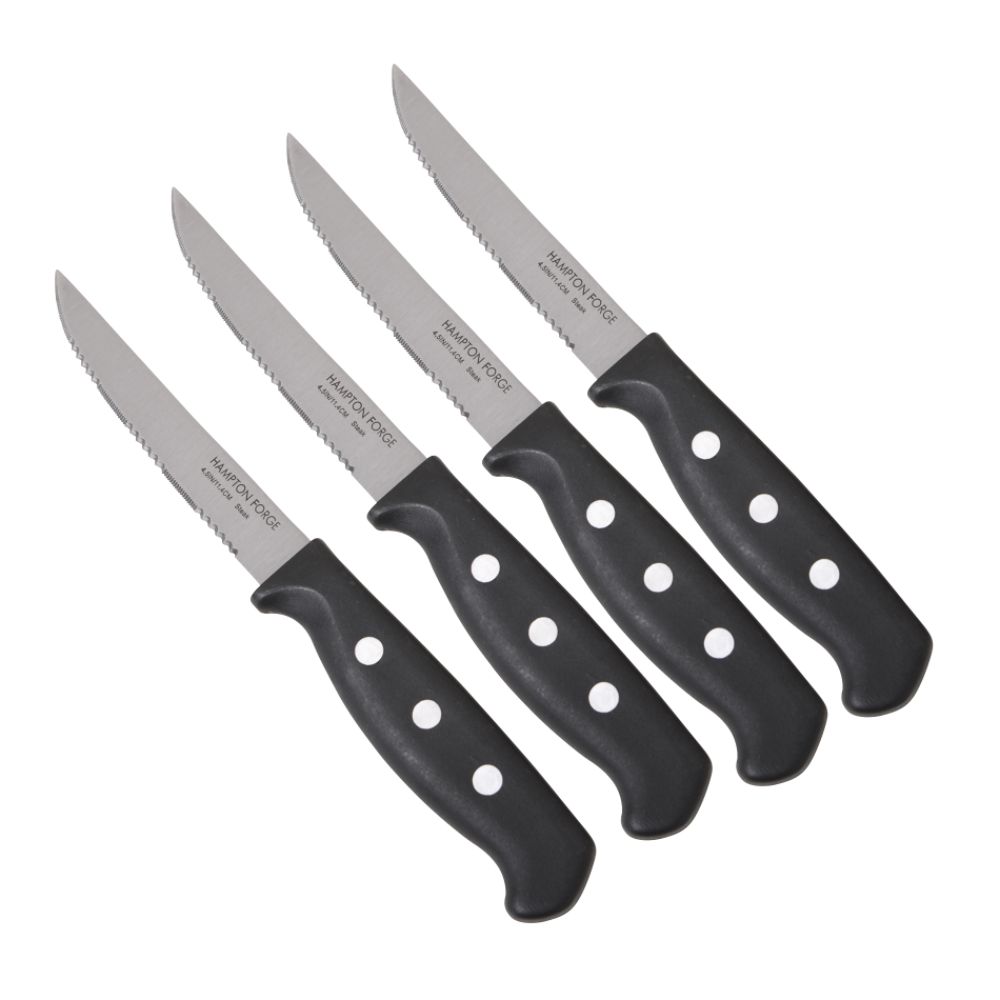 Hampton Forge 4 Piece Gourmet Chef Steak Knife Set