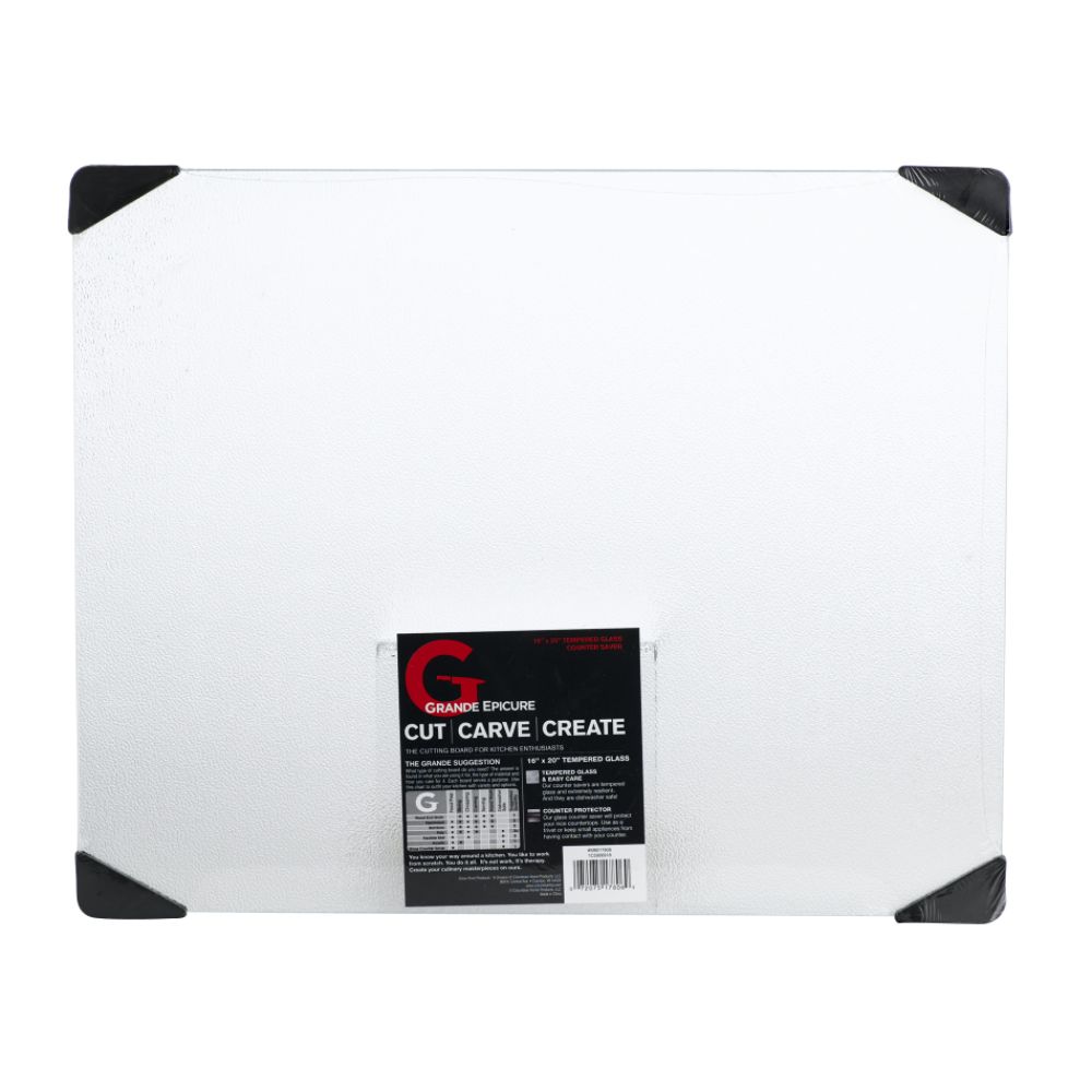 Grande Epicure 16 x 20 Inch Tempered Glass Cutting Board