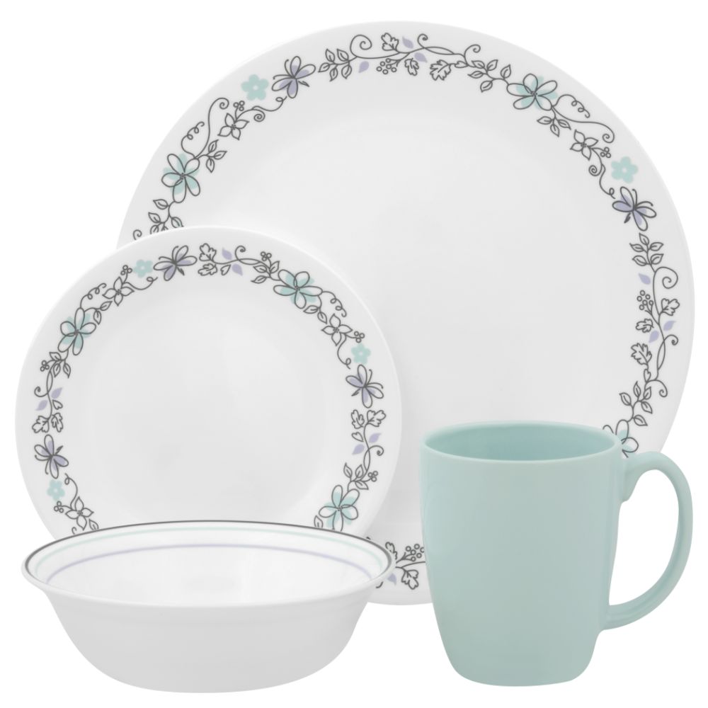 Corelle Livingware Day Dream 16 Piece Dinnerware Set