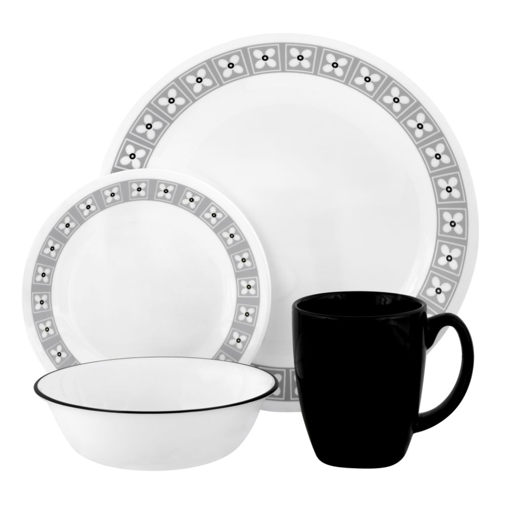Corelle Livingware Floral Connection 16 Piece Dinnerware Set