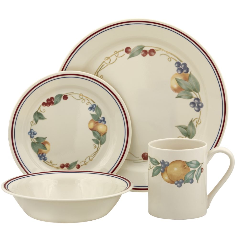 Corelle Impressions Abundance 16 Piece Dinnerware Set