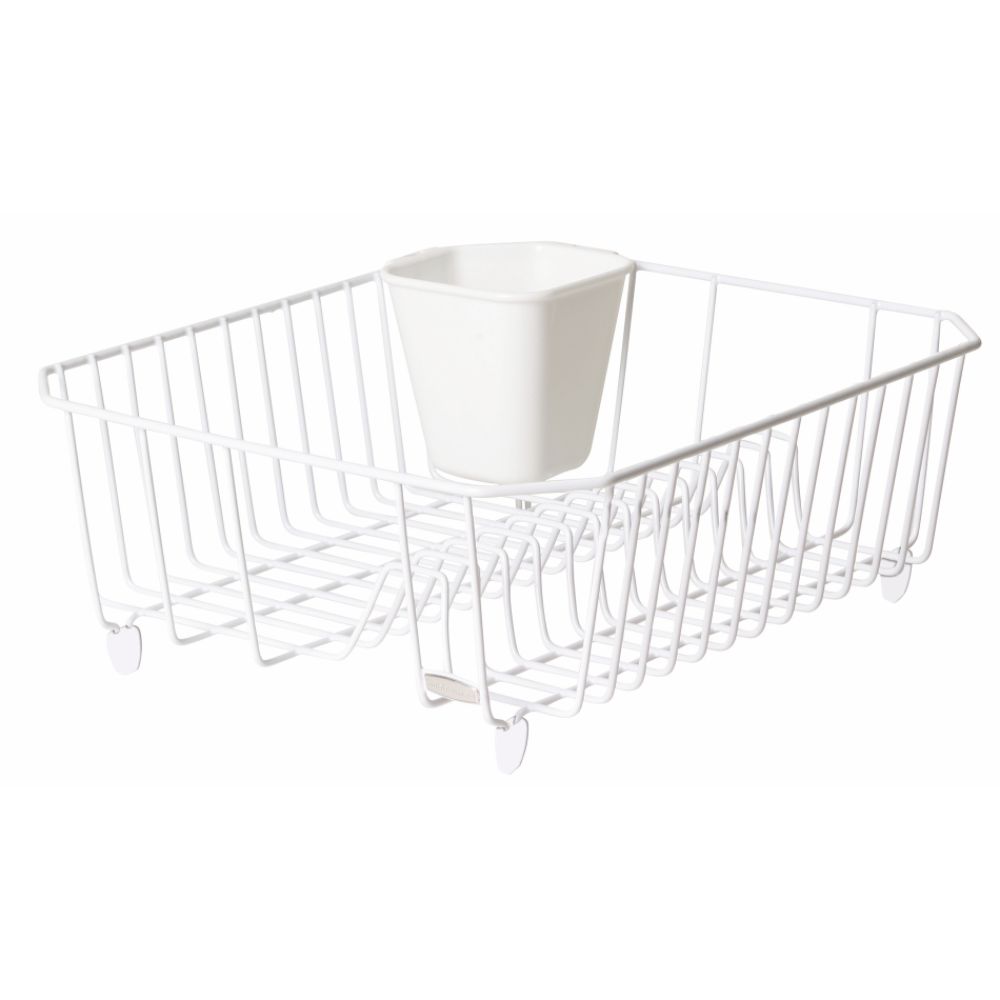 Rubbermaid&reg; Large White Dish Drainer