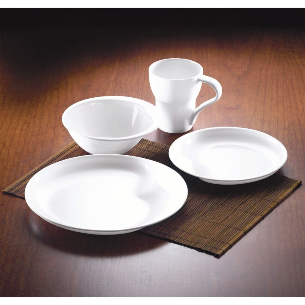 Corelle Contours Simplicity 16 Piece Dinnerware Set