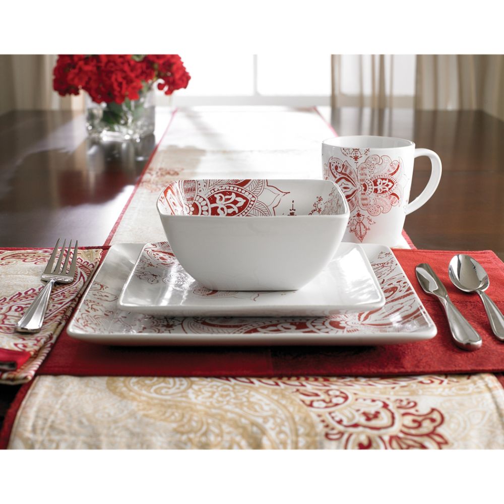 Jaclyn Smith Today 16Pc Zanzibar Dinnerware Set