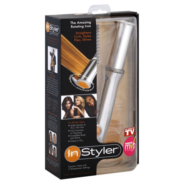 As Seen On TV InStyler Rotating Hot Iron, 1in iron
