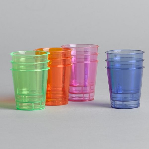 12 Pack Neon Shot Glasses 27103000
