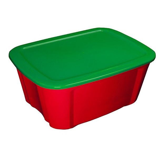 40 Gallon Christmas Tote - Red/green 2718334