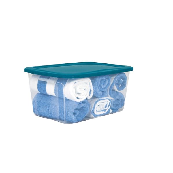 50qt Clear Teal Lid 29090970