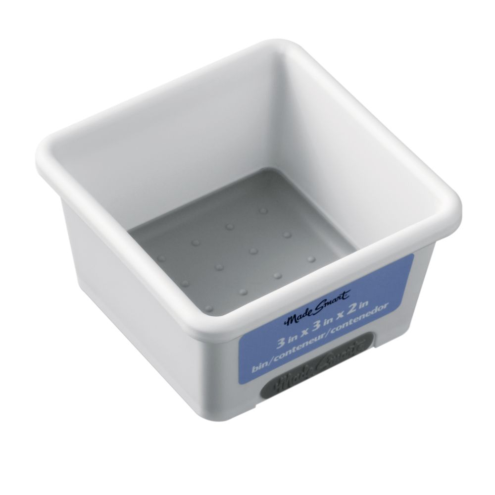 MadeSmart Housewares 3 inch x 3 inch Bin White at Kmart.com