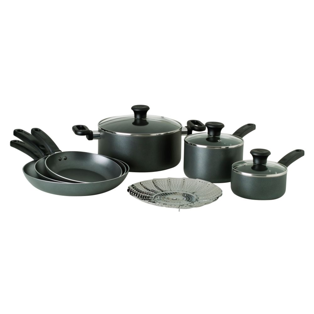 T-Fal Banquet Grey 10 Piece Set